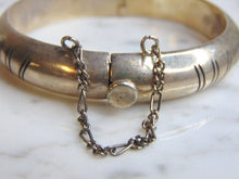 Load image into Gallery viewer, Womens Vintage Estate Sterling Silver Modernist Bracelet 45.8g E5017