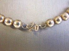 Load image into Gallery viewer, Womens Vintage Estate Sterling Silver Bead Necklace 86.0g E4525
