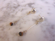 Load image into Gallery viewer, Womens Vintage Estate Sterling Silver Dangle Earrings 1.4g #E4541