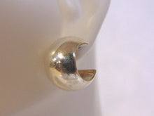 Load image into Gallery viewer, Womens Vintage Estate Sterling Silver Open Hoop Stick Earrings 5.8g E4542