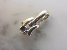 Load image into Gallery viewer, Womens Vintage Estate Sterling Silver Amethyst Stone Pendant 2.5g E4545