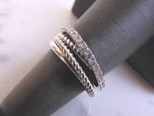 Load image into Gallery viewer, Womens 14K White Gold Diamond Ring 6.0g E3516