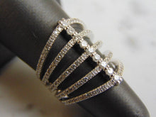 Load image into Gallery viewer, Womens 14K White Gold Diamond Ring 9.7g E3510