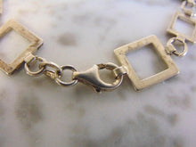 Load image into Gallery viewer, Womens Vintage Estate Sterling Silver Modernist Bracelet 9.4g E4578