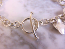 Load image into Gallery viewer, Womens Vintage Estate Sterling Silver Charm Bracelet 25.2g E4581