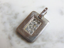 Load image into Gallery viewer, Womens Vintage Estate Sterling Silver CZ Stone Pendant 7.2g E4616