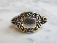Load image into Gallery viewer, Womens Vintage Estate Sterling Silver Filigree Ring 10.2g E5111
