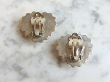 Load image into Gallery viewer, Womens Vintage Estate Sterling Silver Heart Clip On Earrings 14.6g #E4677