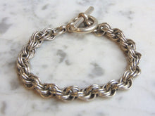 Load image into Gallery viewer, Womens Vintage Estate Sterling Silver Bracelet 37.8g E4689