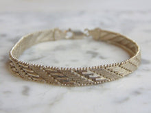 Load image into Gallery viewer, Womens Vintage Estate Sterling Silver Mesh Bracelet 15g E4691