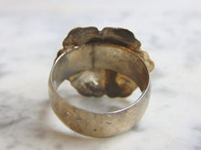 Load image into Gallery viewer, Womens Vintage Estate Sterling Silver Flower Ring 13.7g E4713