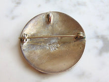 Load image into Gallery viewer, Womens Vintage Estate Sterling Silver Southwestern Brooch 15.2g E5144