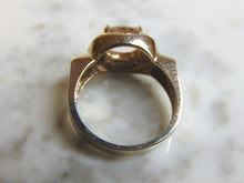 Load image into Gallery viewer, Womens Vintage Estate 14K White Gold CZ Ring 5.6g E3003