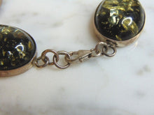 Load image into Gallery viewer, Womens Vintage Estate Sterling Silver Stone Bracelet 22.0g E5168
