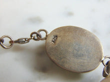 Load image into Gallery viewer, Womens Vintage Estate Sterling Silver Stone Bracelet 22.0g E5168