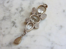 Load image into Gallery viewer, Womens Vintage Estate Sterling Silver Turquoise Stone Pendant 17.4g E4779