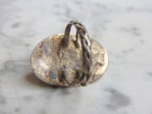Load image into Gallery viewer, Womens Vintage Estate Sterling Silver Amber Stone Ring 10.7g E4792
