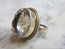 Load image into Gallery viewer, Womens Vintage Estate Sterling Silver CZ Stone Ring 11.1g  E4798