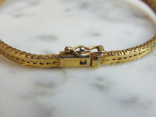 Load image into Gallery viewer, Womens Vintage Estate Gold Tone Sterling Silver Bracelet 14.7g E5201