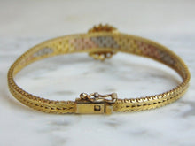 Load image into Gallery viewer, Womens Vintage Estate Gold Tone Sterling Silver Bracelet 14.7g E5201
