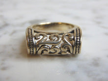Load image into Gallery viewer, Womens Vintage Estate Sterling Silver Ring 10g E4828