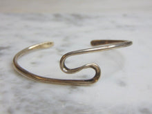 Load image into Gallery viewer, Womens Vintage Estate Sterling Silver Modernist Cuff Bracelet 7.8g E4865