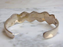 Load image into Gallery viewer, Womens Vintage Estate Sterling Silver Modernist Cuff Bracelet 30.6g E4866
