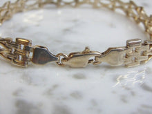 Load image into Gallery viewer, Womens Vintage Estate Sterling Silver Link Bracelet 20.1g E4878