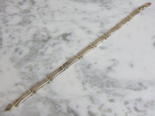 Load image into Gallery viewer, Womens Vintage Estate Sterling Silver Link Bracelet 13.5g E4881