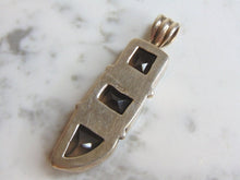 Load image into Gallery viewer, Womens Vintage Estate Sterling Silver Smoky Quartz Pendant 30.6g E4934