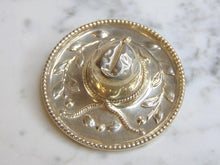 Load image into Gallery viewer, Womens Vintage Estate Sterling Silver Sombrero Brooch 10.6g E4970