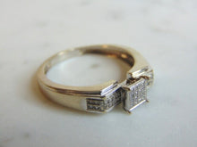 Load image into Gallery viewer, Womens Vintage Estate 14K White Gold Diamond Ring 4.0g E2337