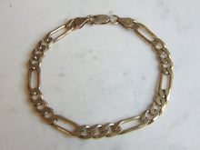 Load image into Gallery viewer, Womens Vintage Estate Sterling Silver Italian Chain Link Bracelet 12.9g E5240