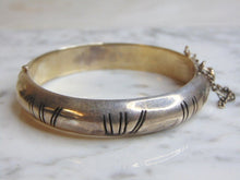 Load image into Gallery viewer, Womens Vintage Estate Sterling Silver Modernist Bracelet 45.8g E5017