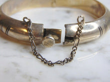 Load image into Gallery viewer, Womens Vintage Estate Sterling Silver Modernist Bracelet 45.8g E5017