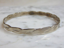 Load image into Gallery viewer, Womens Vintage Estate Sterling Silver Modernist Bracelet 16.3g E5028