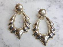 Load image into Gallery viewer, Womens Vintage Estate Sterling Silver Modernist Earrings 18.2g E5071