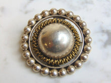 Load image into Gallery viewer, Womens Vintage Estate Sterling Silver Modernist Brooch 20.8g E5085