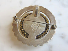 Load image into Gallery viewer, Womens Vintage Estate Sterling Silver Modernist Brooch 20.8g E5085