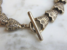 Load image into Gallery viewer, Womens Vintage Estate Sterling Silver Modernist Bracelet 31.6g E5114