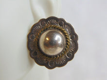 Load image into Gallery viewer, Womens Vintage Estate Sterling Silver Modernist Earrings 12.7g E5128