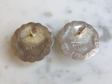 Load image into Gallery viewer, Womens Vintage Estate Sterling Silver Modernist Earrings 12.7g E5128