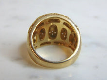Load image into Gallery viewer, Womens Vintage Estate Sterling Silver Ring w/ CZ Stones 12.2g E5182