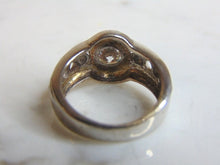 Load image into Gallery viewer, Womens Vintage Estate Sterling Silver Ring w/ CZ Stone 6.2g E5190