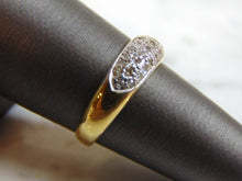 Load image into Gallery viewer, Womens Vintage Estate 14K Yellow Gold Diamond Cluster Ring 4.0g E2984