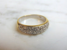 Load image into Gallery viewer, Womens Vintage Estate 14K Yellow Gold Diamond Cluster Ring 4.0g E2984