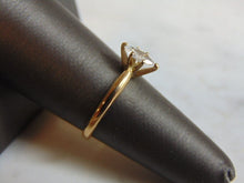 Load image into Gallery viewer, Womens Vintage Estate 14K Yellow Gold, .50cts Marquise Diamond Ring, 2.3g E3351