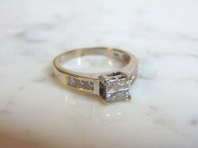 Load image into Gallery viewer, Womens Vintage Estate 14K White Gold Diamond Engagement Ring, 3.9g E3355