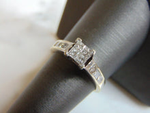 Load image into Gallery viewer, Womens Vintage Estate 14K White Gold Diamond Engagement Ring, 3.9g E3355