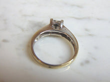 Load image into Gallery viewer, Womens Vintage Estate 14K White Gold Diamond Engagement Ring, 3.9g E3355